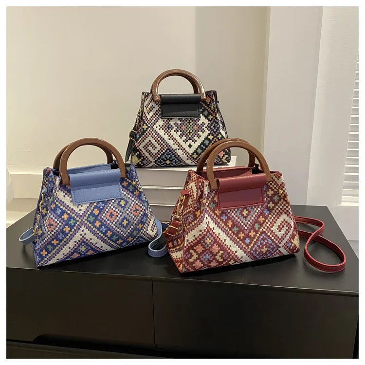 Nomad Tapestry Top-Handle Bag
