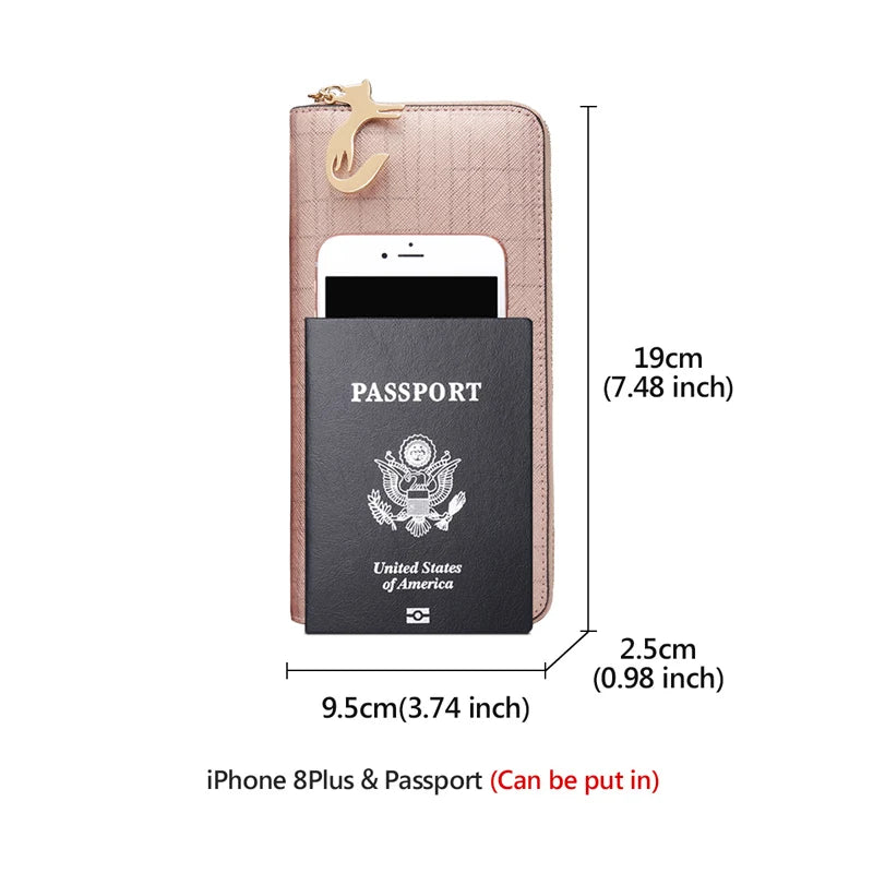 The Saffiano Foxer Luxe Zip Wallet