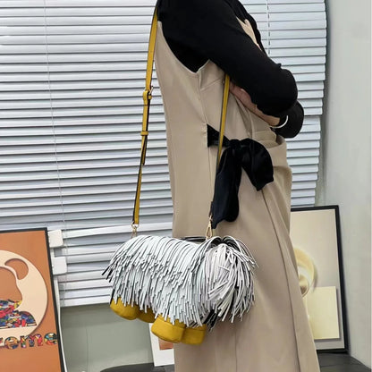 Shearling Pup Crossbody Bag