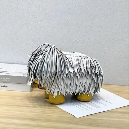 Shearling Pup Crossbody Bag