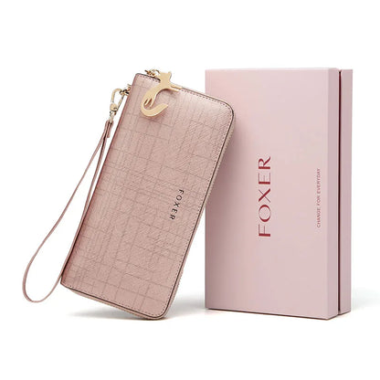 The Saffiano Foxer Luxe Zip Wallet