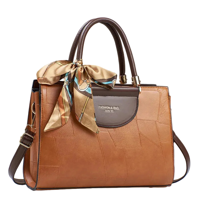 Bolso tote estructurado con huecos (cierre de cremallera + correa extraíble)