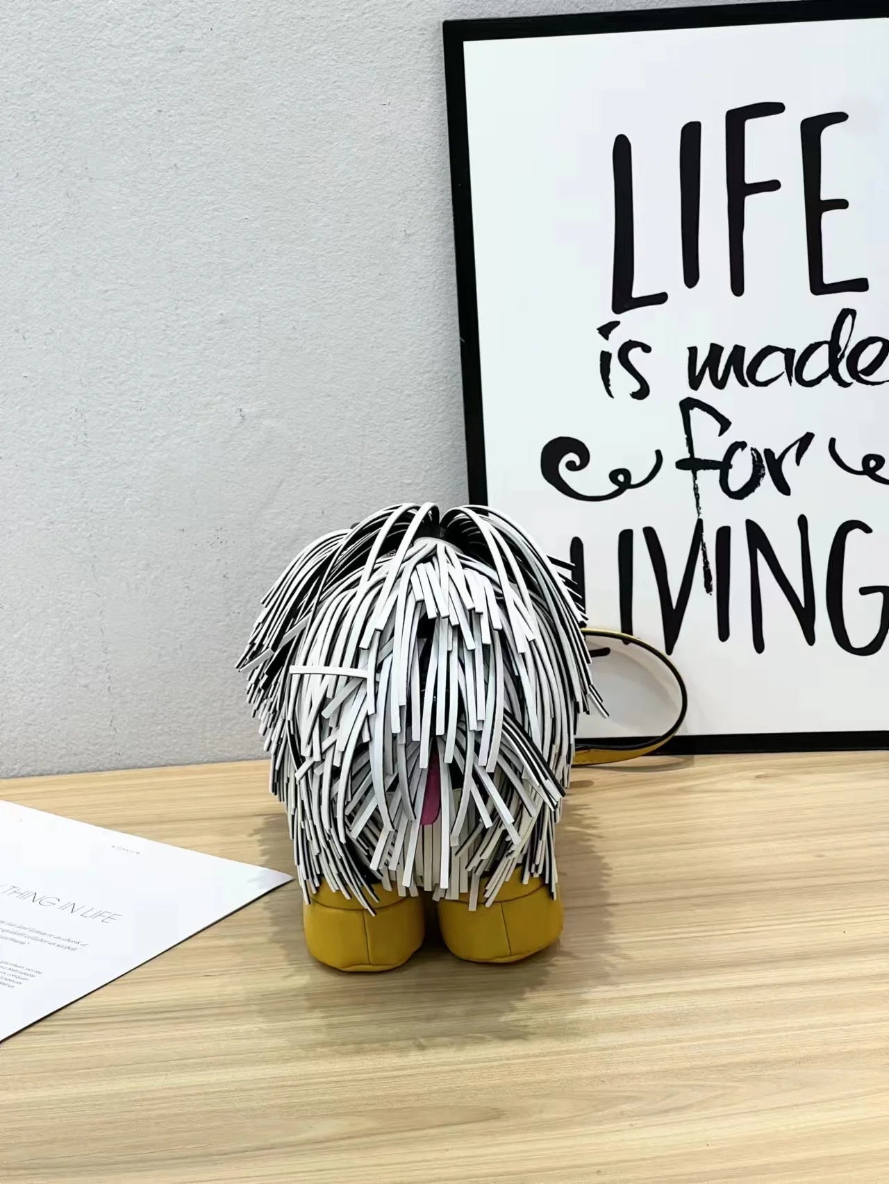 Shearling Pup Crossbody Bag