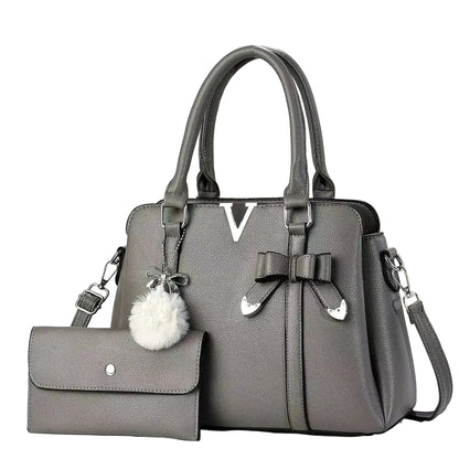 Valeria Luxe Bow Satchel Set