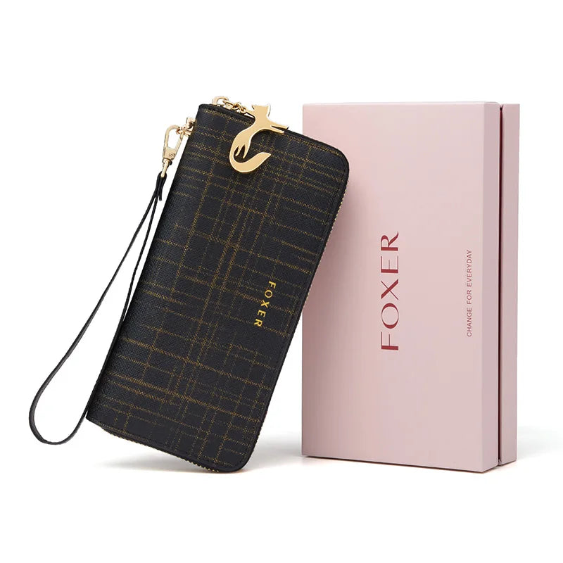 The Saffiano Foxer Luxe Zip Wallet