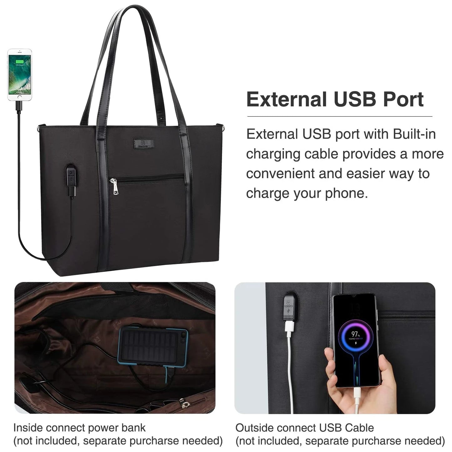 The Executive Aura Smart Work Tote