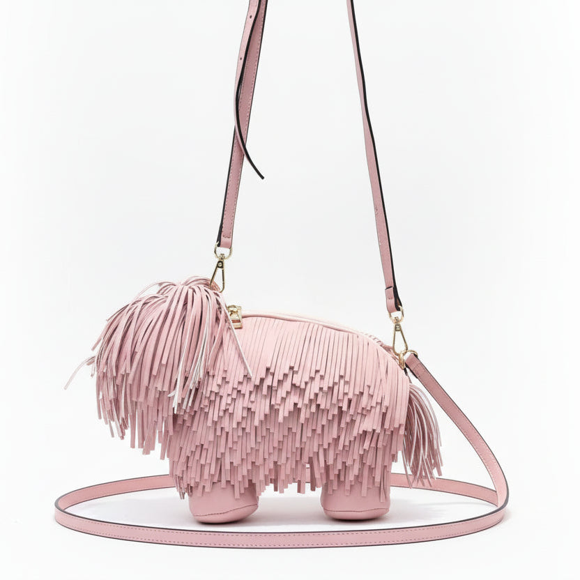 Shearling Pup Crossbody Bag