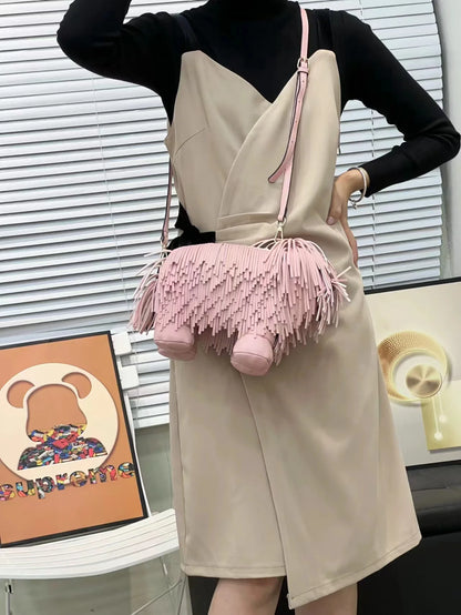 Shearling Pup Crossbody Bag