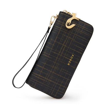 The Saffiano Foxer Luxe Zip Wallet