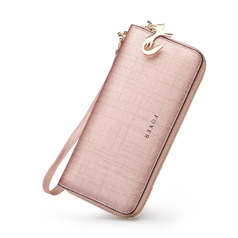 The Saffiano Foxer Luxe Zip Wallet