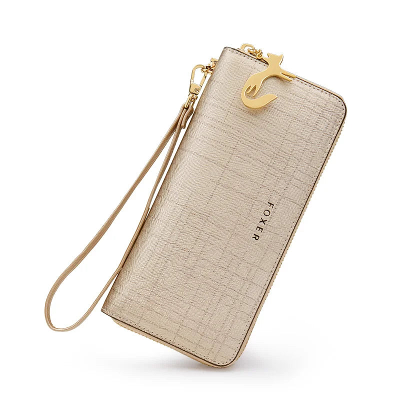 The Saffiano Foxer Luxe Zip Wallet
