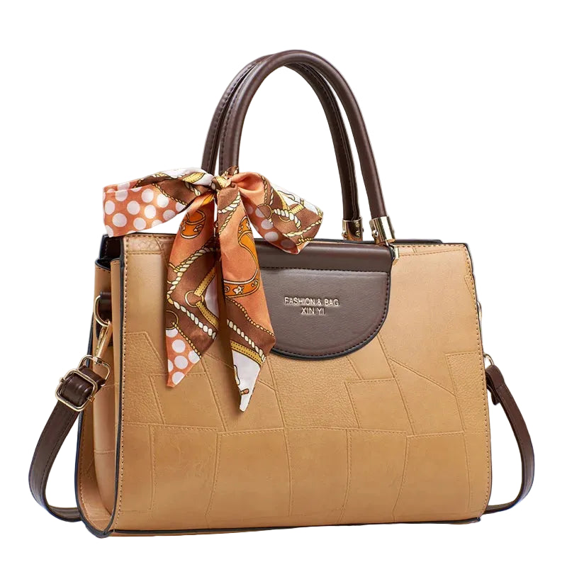 Bolso tote estructurado con huecos (cierre de cremallera + correa extraíble)