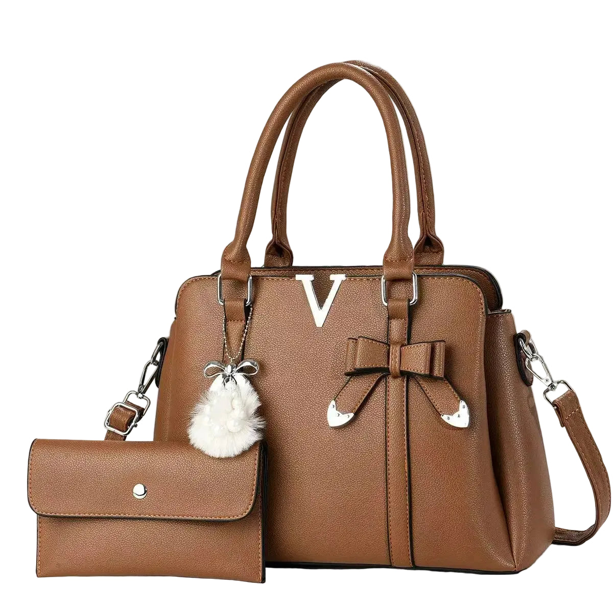 Valeria Luxe Bow Satchel Set