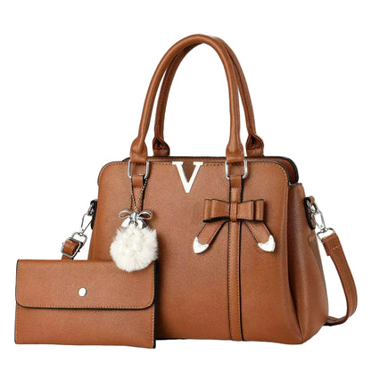 Valeria Luxe Bow Satchel Set