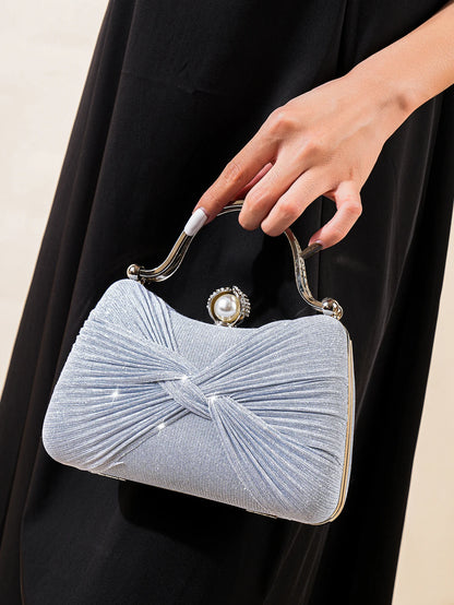 Aurielle Knot Handle Evening Clutch