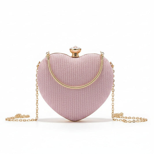 The Siet Amour Heart Clutch