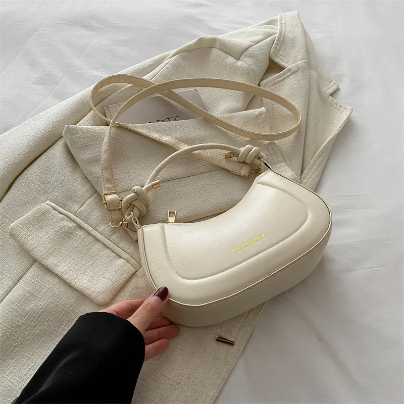 Élouise Mini Crescent Shoulder Bag