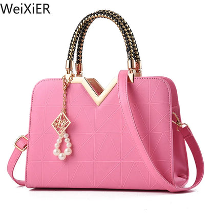 WeXier V-Handle Satchel Bag