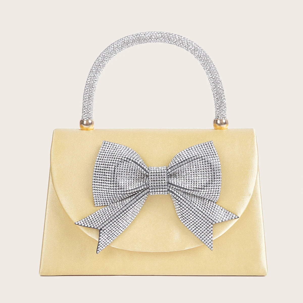The Valencia Crystal Bow Evening Bag