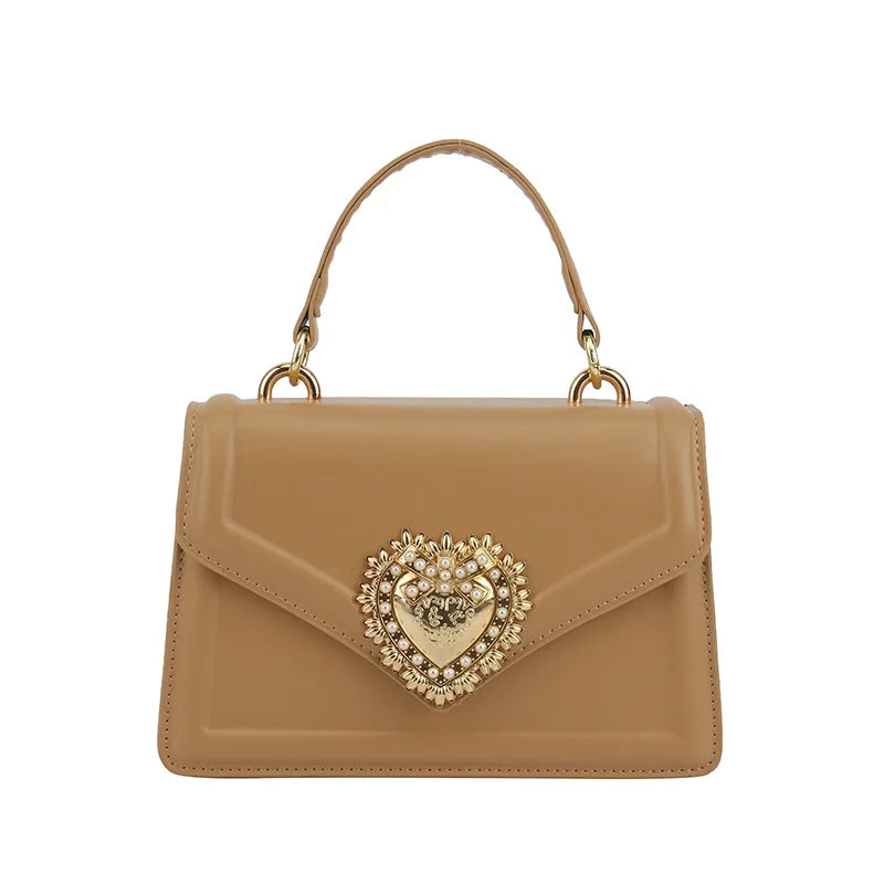 Bolso de mano de diseñador con cadena cruzada informal y temperamento