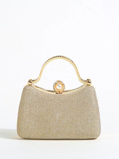 Aurielle Knot Handle Evening Clutch