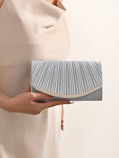 Silva Pleated Evening Clutch