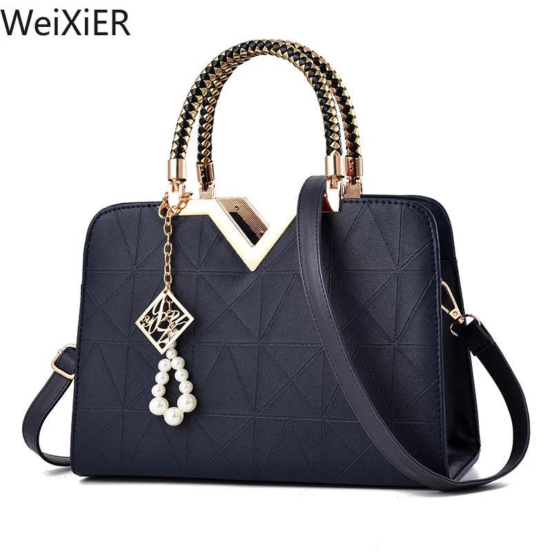 WeXier V-Handle Satchel Bag