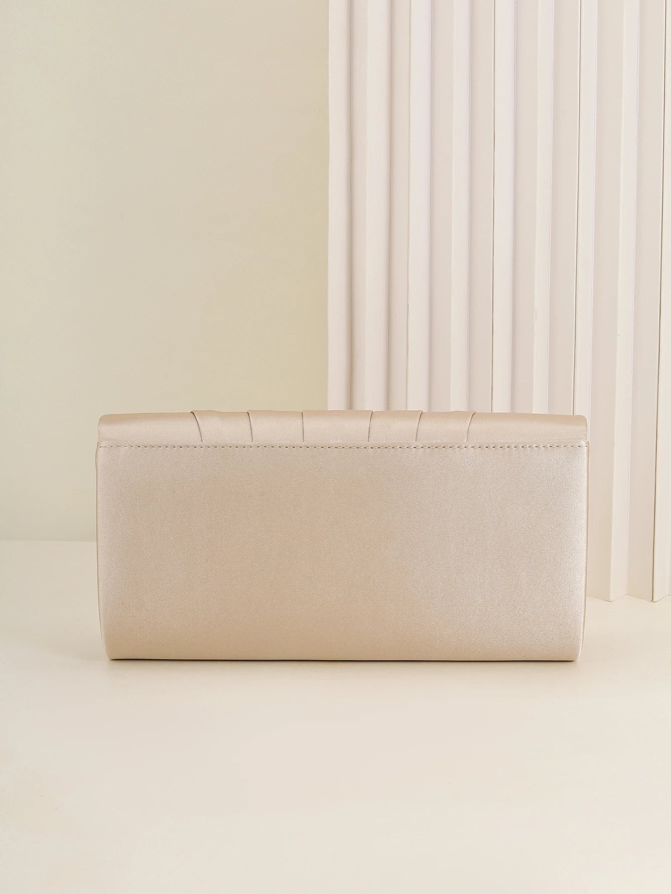 Velour Pleat Evening Clutch