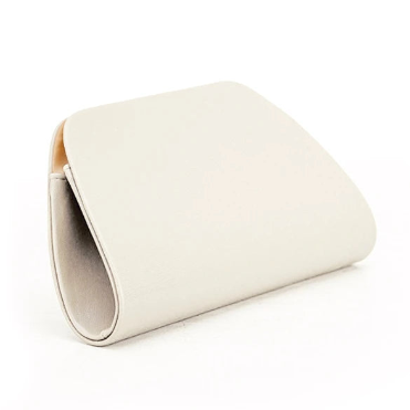 The Teryana Sculpted Gold Clutch