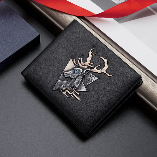 The Monarch Stag Leather Wallet