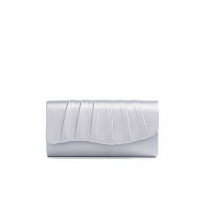 Velour Pleat Evening Clutch